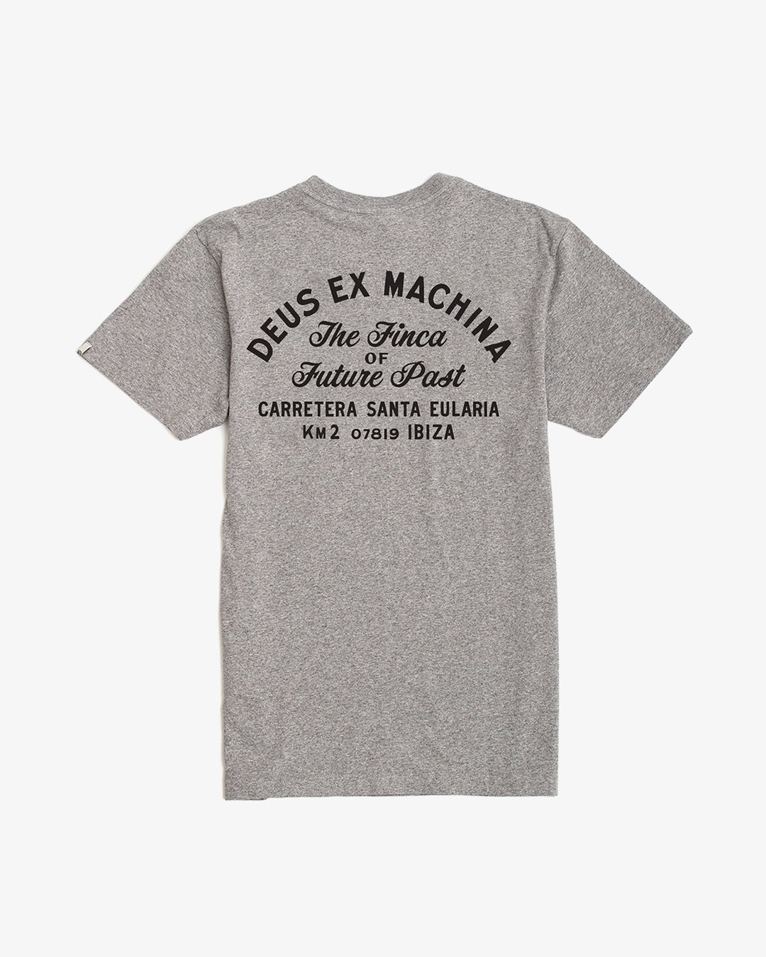 Ibiza Address Tee - Grey Marle