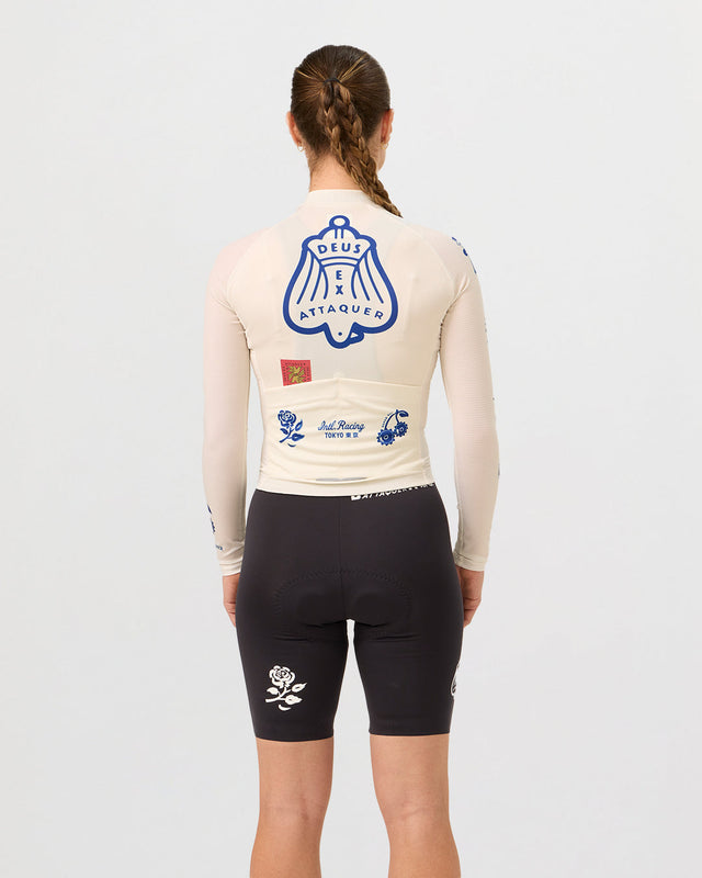 Deus Ex Attaquer Knocker Womens Long Sleeve Jersey - Grey