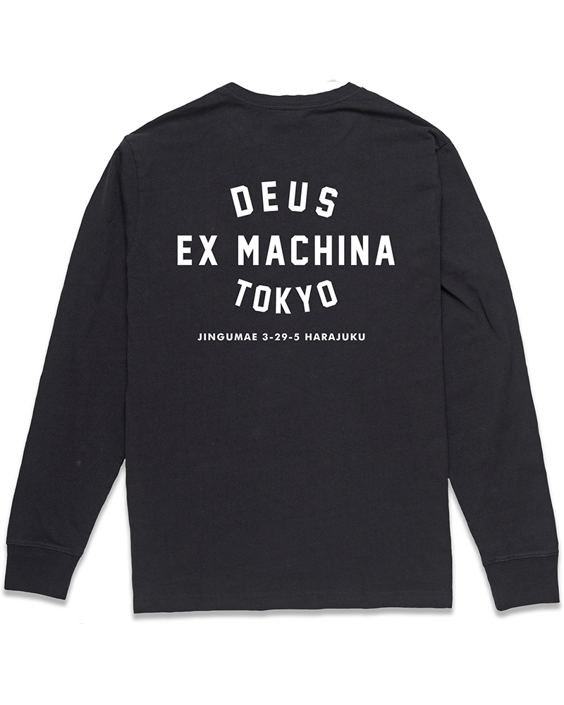 Deus Tokyo Ls Tee Black
