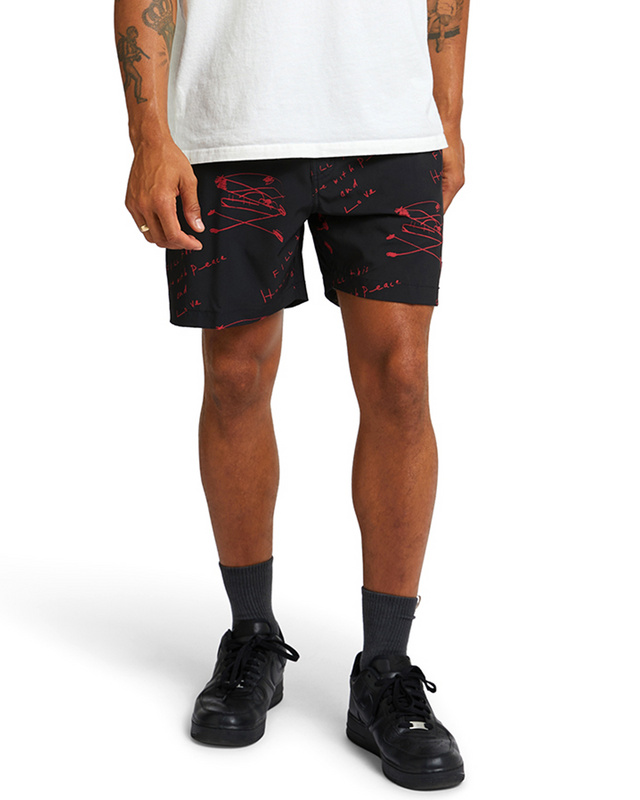Old House Boardshort - Red