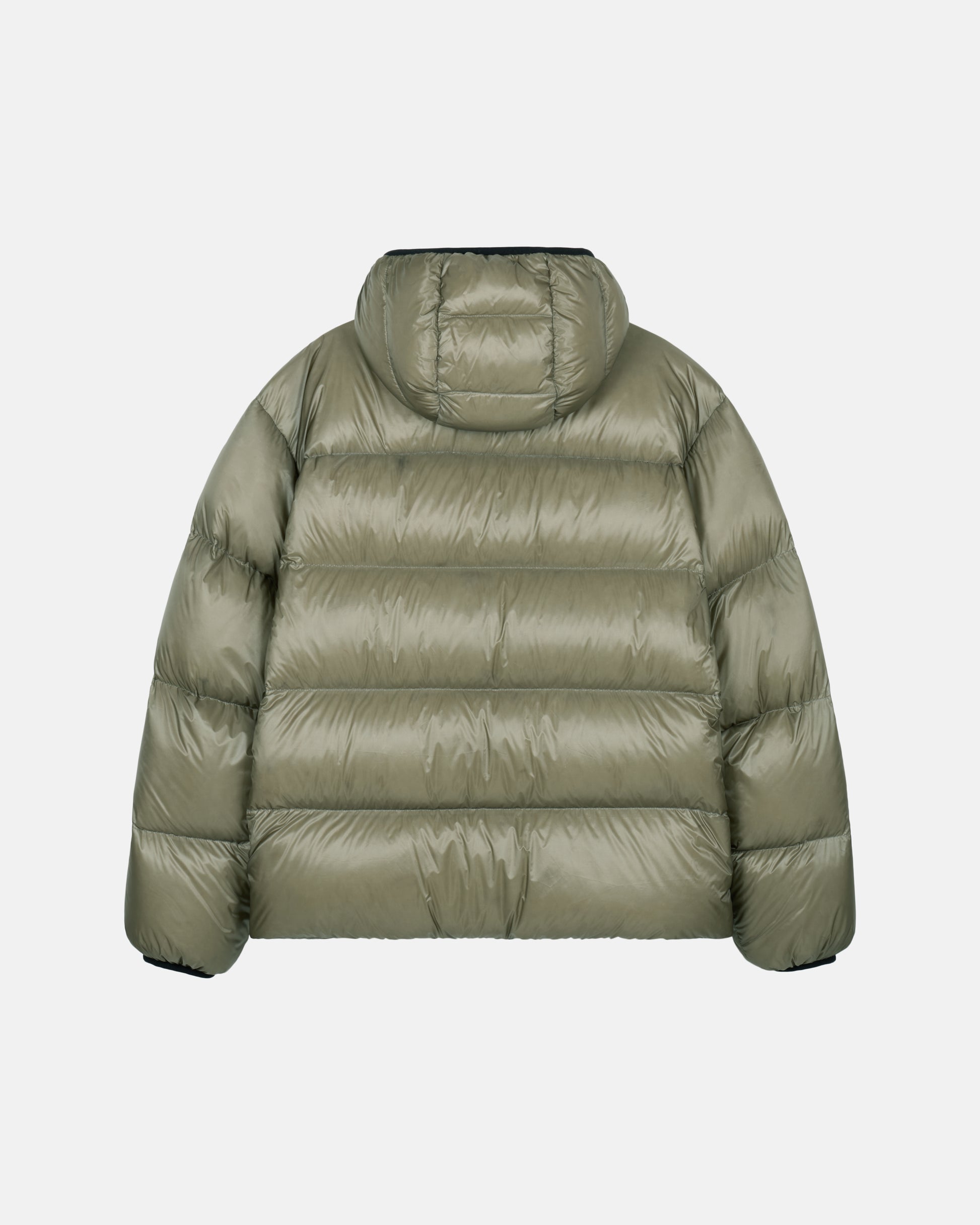 Deus Shield Hoodie Down Jacket Khaki