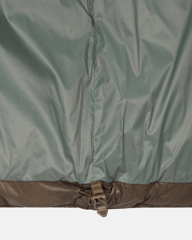 Deus Shield Hoodie Down Jacket Brown