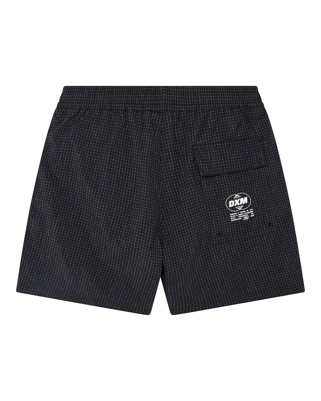 D261MBS511-ServiceSwimShort-Black|Flatlay