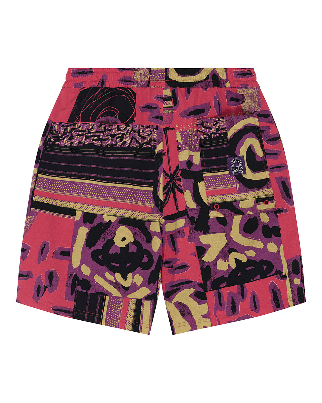 D261MBS527-FreamonSwimShort-Melon|Flatlay