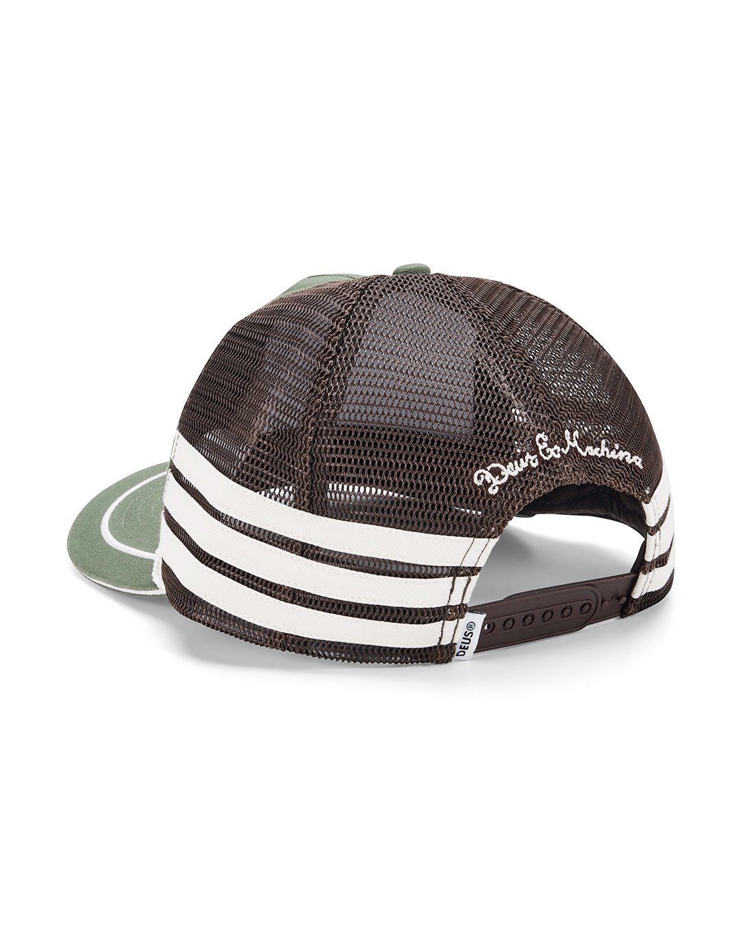 D261MHA335-Beep-Beep-Trucker-Pine|Flatlay