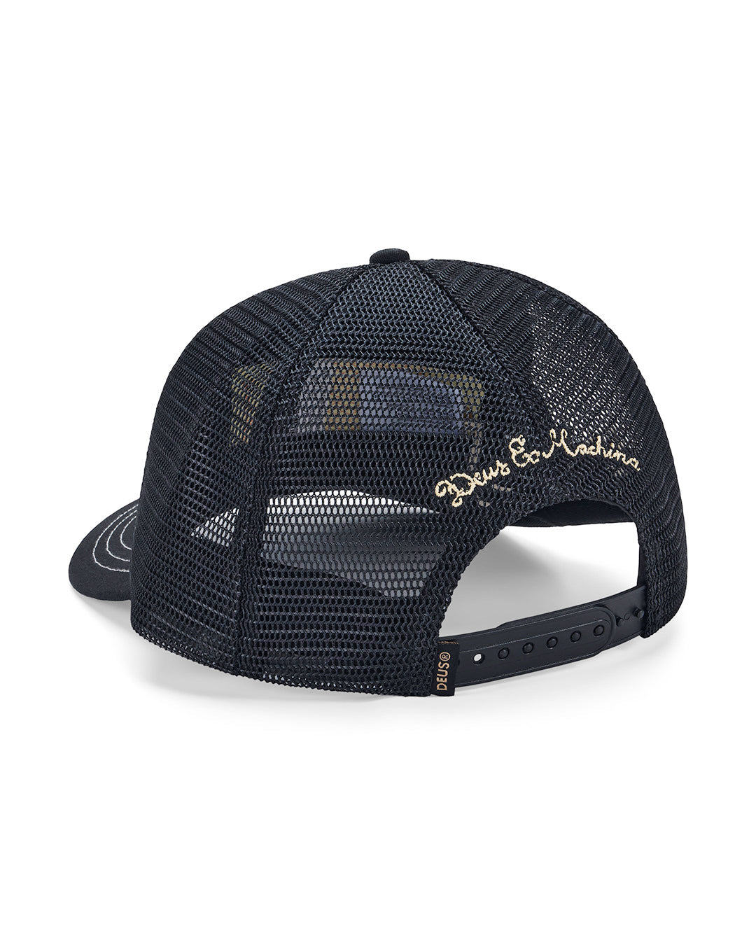 D261MHA338-Malden-Trucker-Black|Flatlay