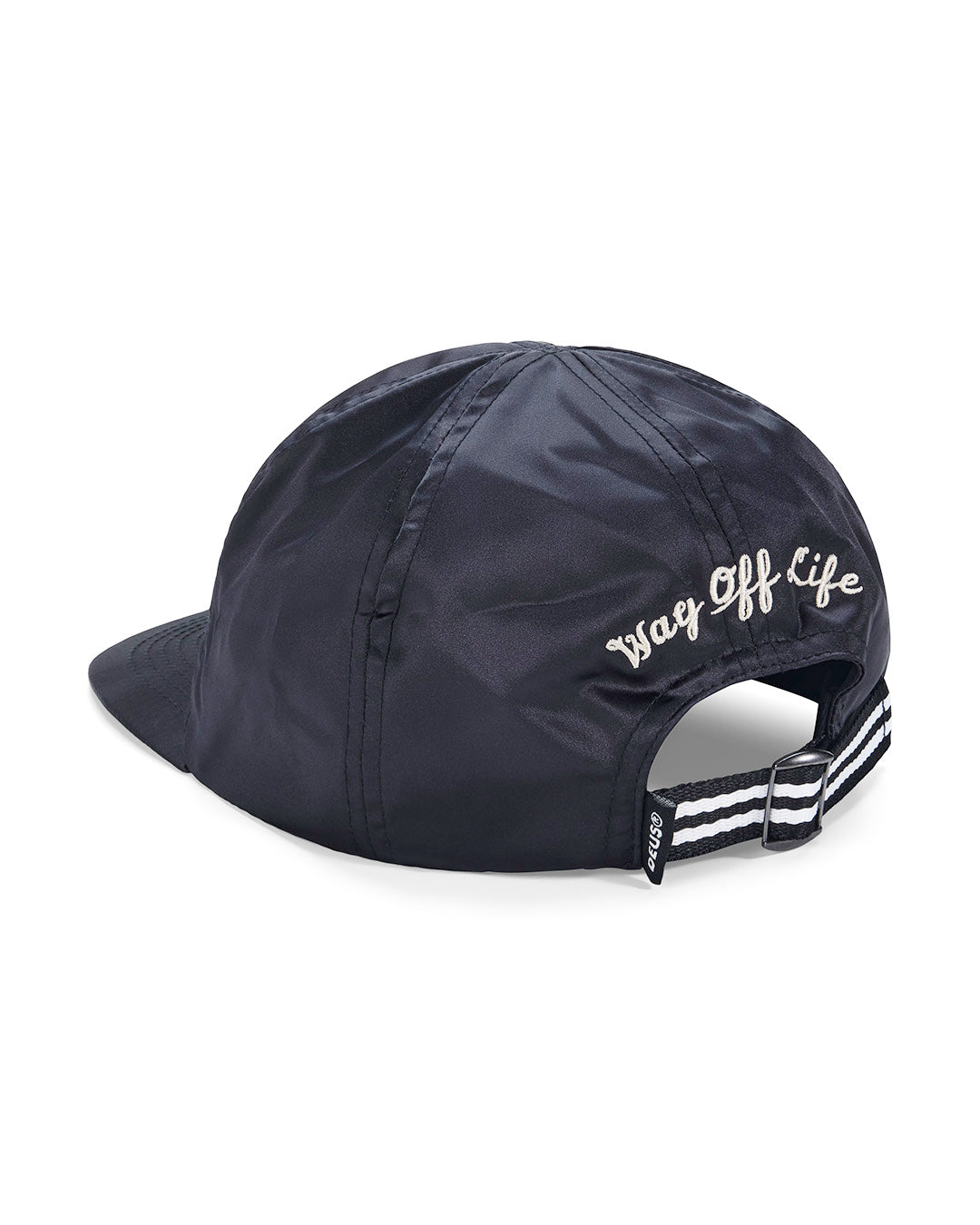 D261MHA340-Suka-Satin-Ball-Cap-Black|Flatlay