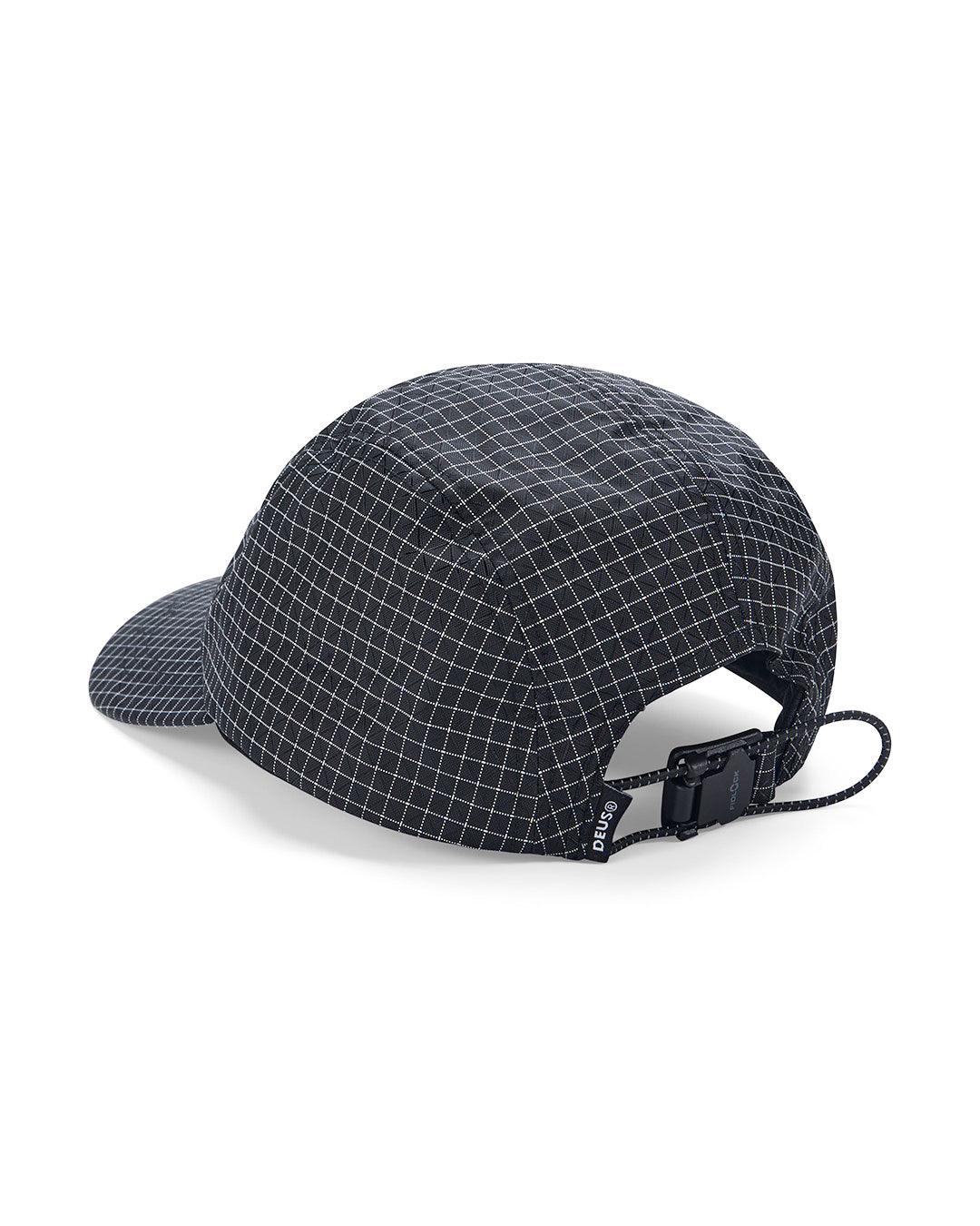 D261MHA554-Tower-5-Panel-Cap-Black|Flatlay
