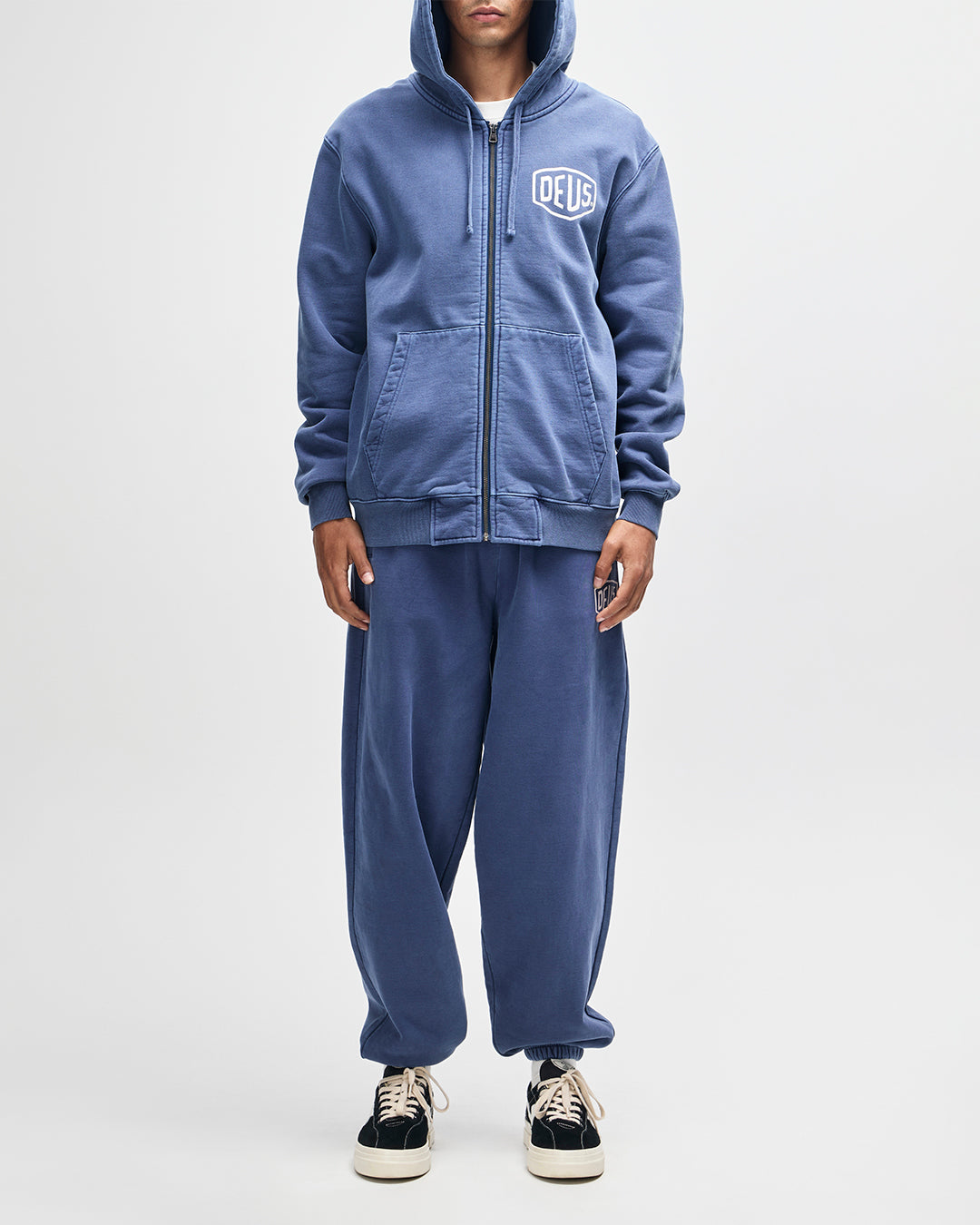 Shield Garment Dyed Zip Hoodie