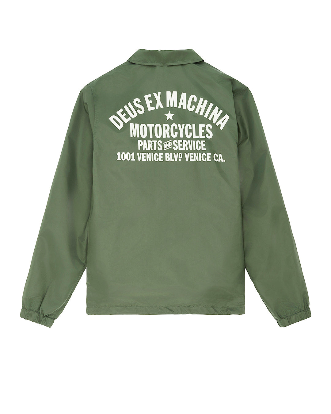 Jackets | Deus Ex Machina | Venice Coach - Pine Green – (UK) Deus