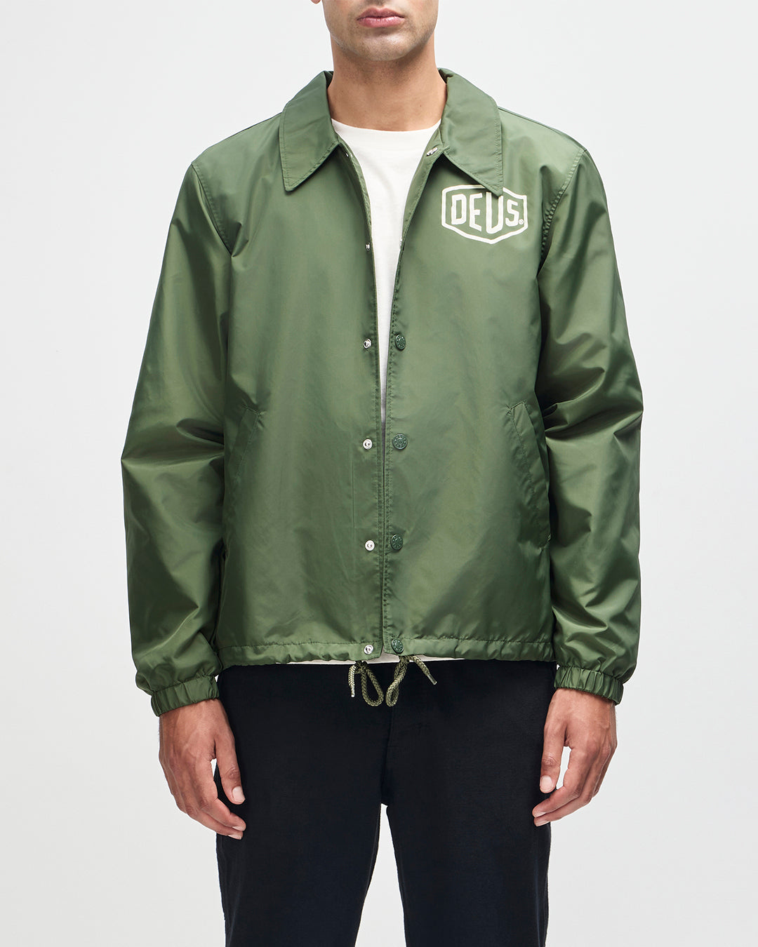 Jackets | Deus Ex Machina | Venice Coach - Pine Green – (UK) Deus