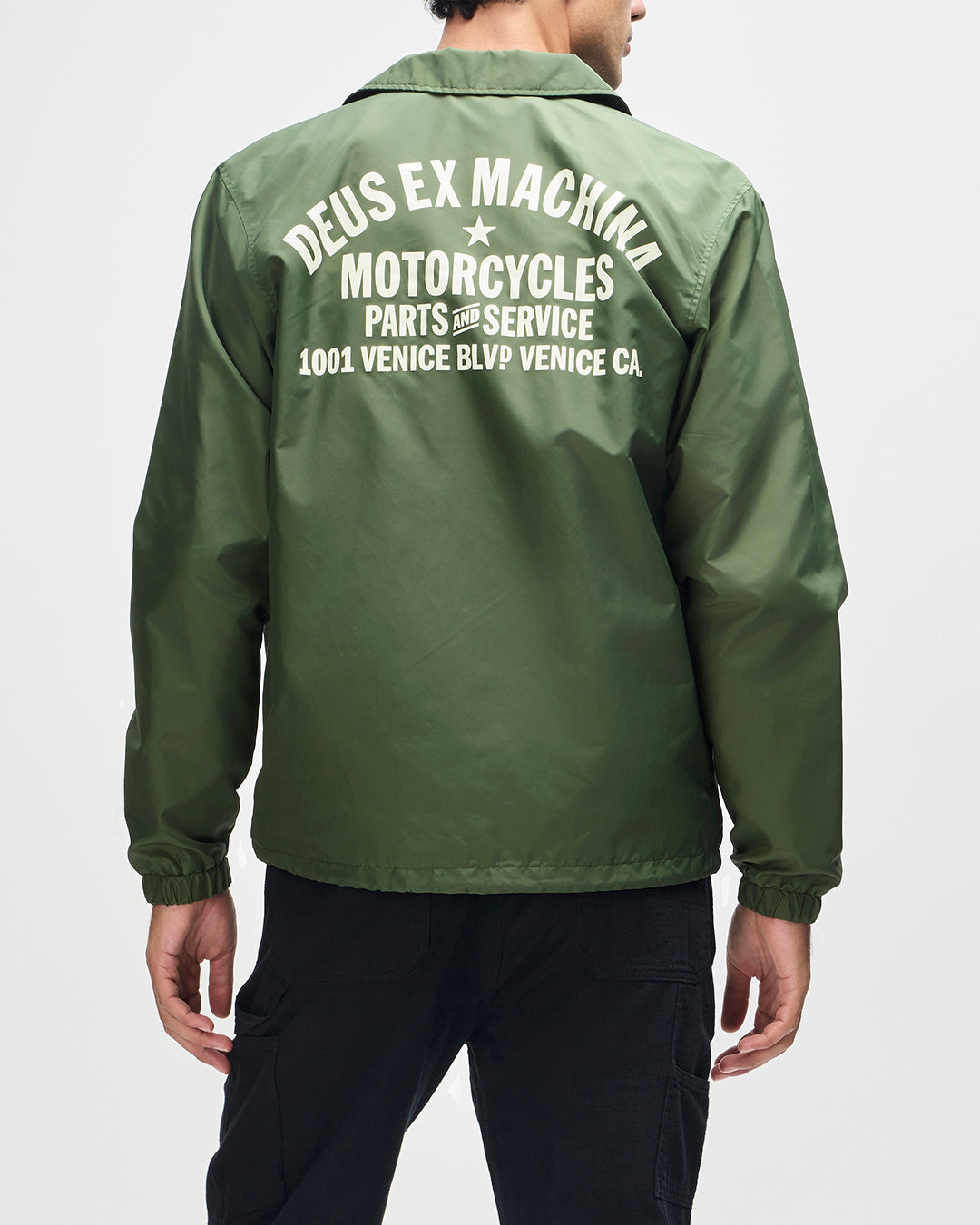 Jackets | Deus Ex Machina | Venice Coach - Pine Green – (UK) Deus