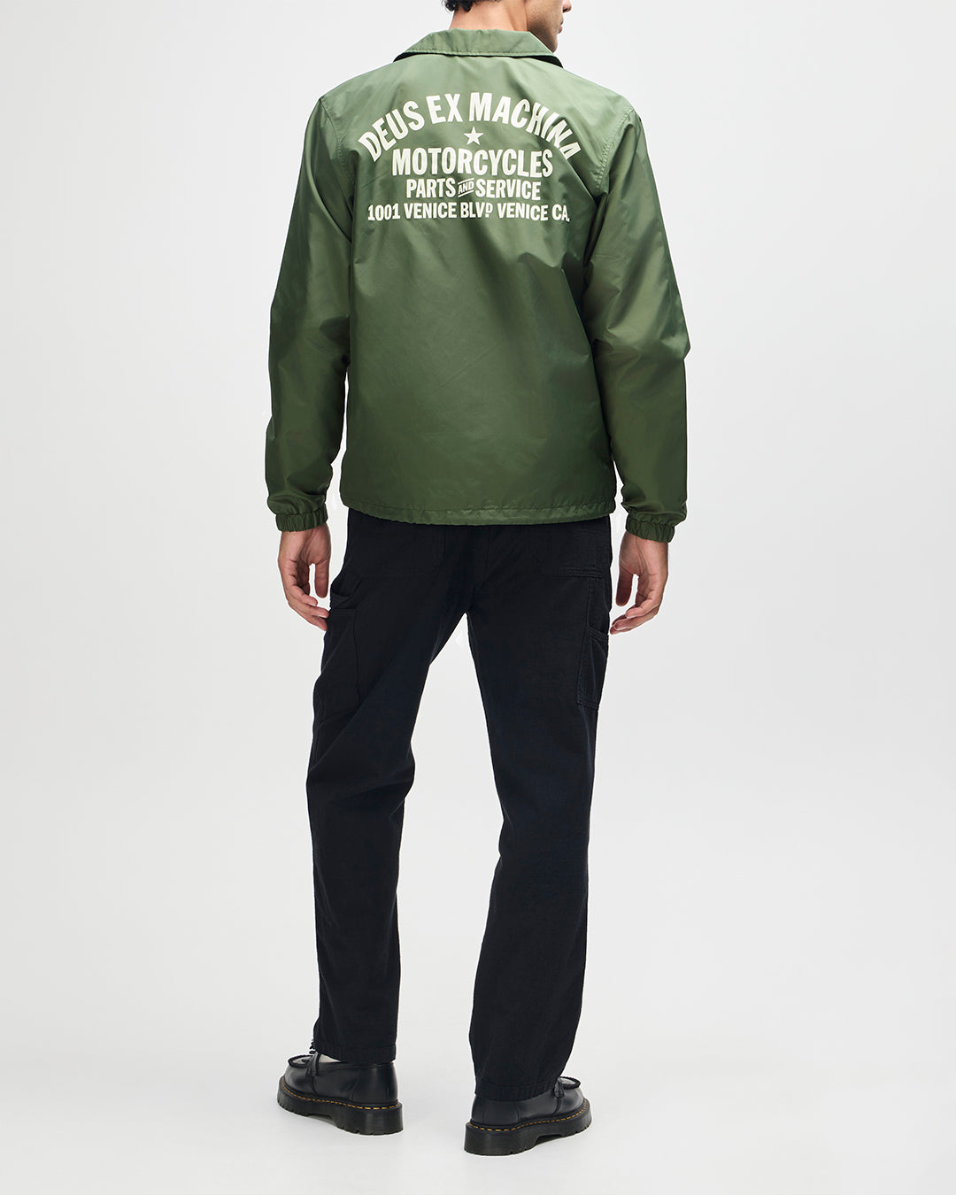 Jackets | Deus Ex Machina | Venice Coach - Pine Green – (UK) Deus