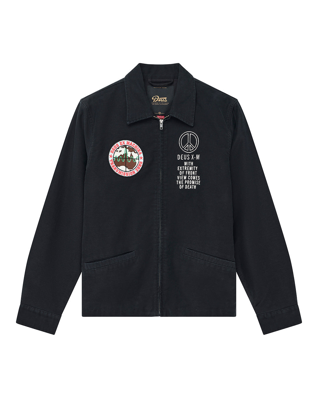 Jackets | Deus Ex Machina | Fugazi Souvenir Jacket - Black – (UK