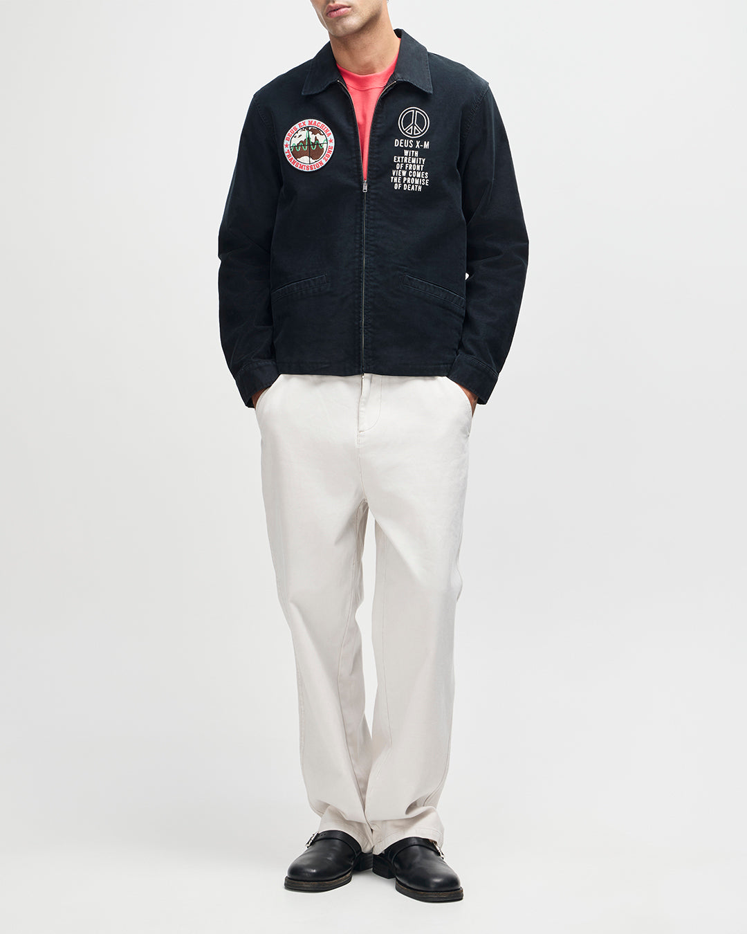 Jackets | Deus Ex Machina | Fugazi Souvenir Jacket - Black – (UK
