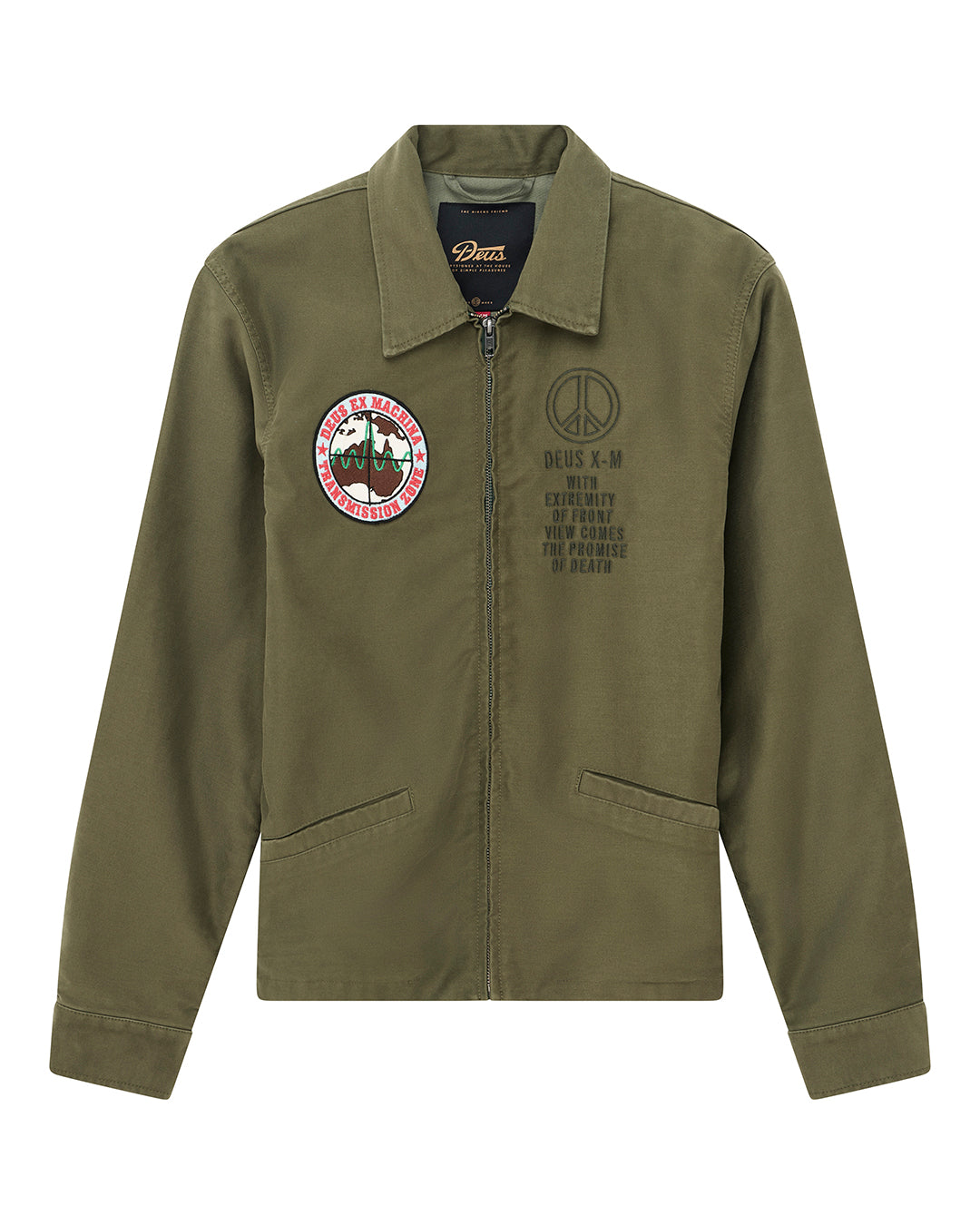 D261MJK301-FugaziSouvenirJacket-Pine|Flatlay