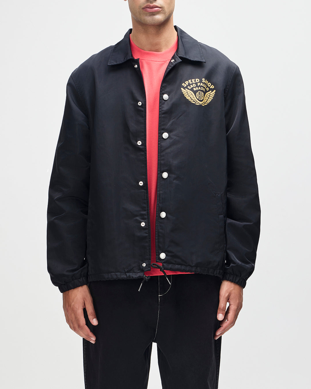 Jackets | Deus Ex Machina | Munificence Nylon Coach - Black – (UK
