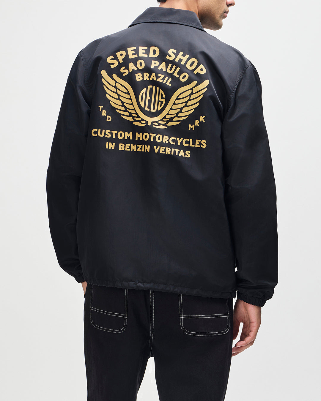 Jackets | Deus Ex Machina | Munificence Nylon Coach - Black – (UK