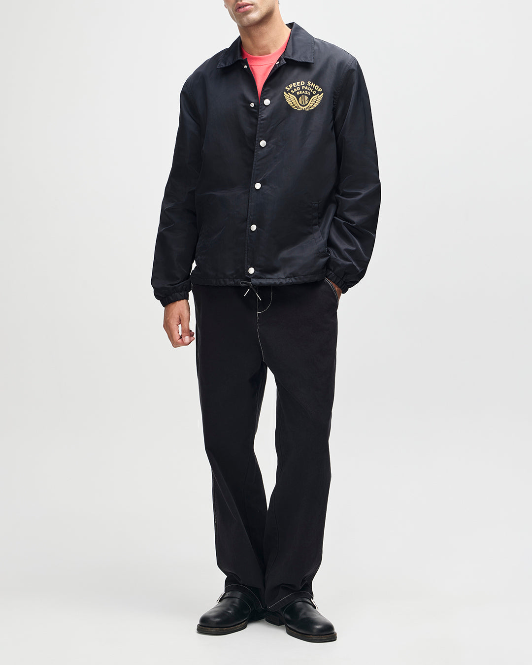 Jackets | Deus Ex Machina | Munificence Nylon Coach - Black – (UK