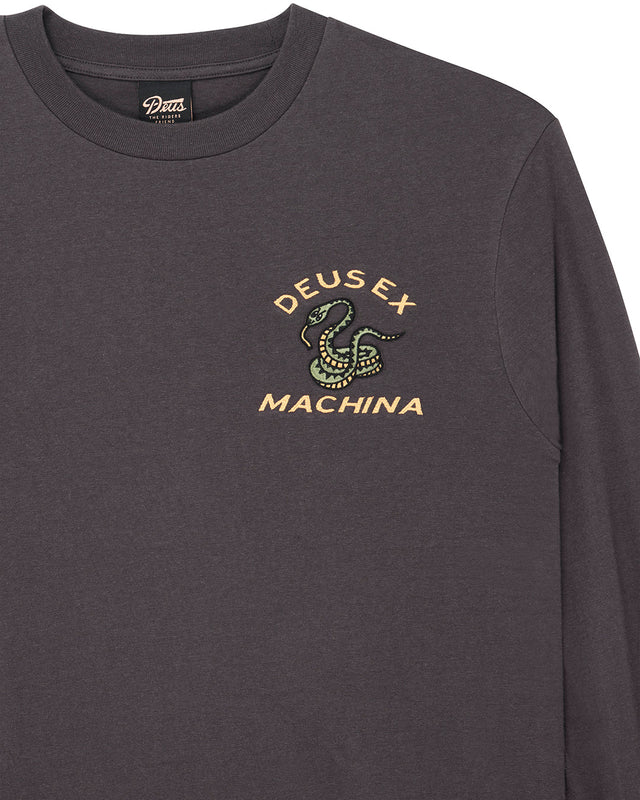 Danger Noodle Long Sleeve Tee - Anthracite