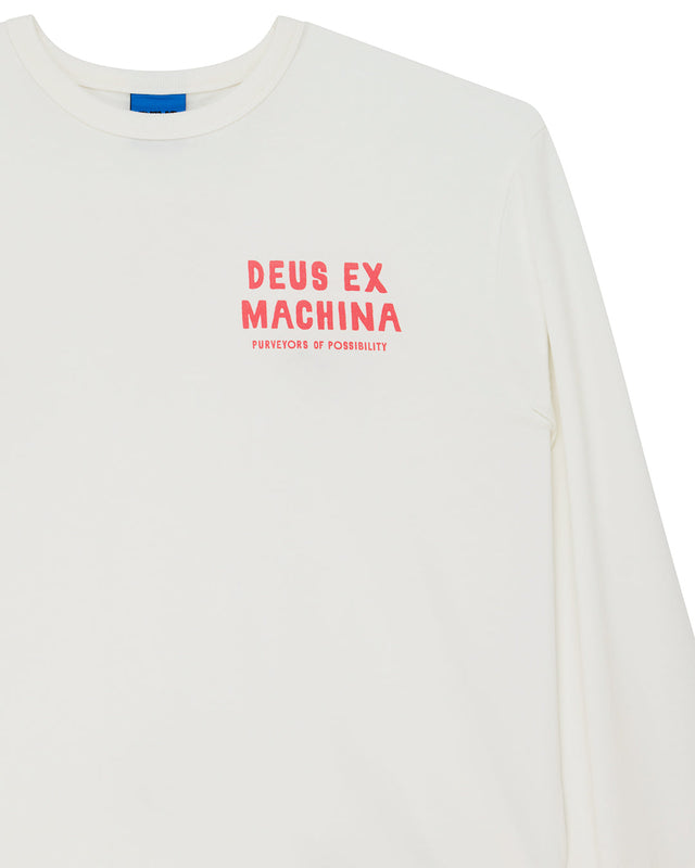 Kumbaya Long Sleeve Tee - Vintage White