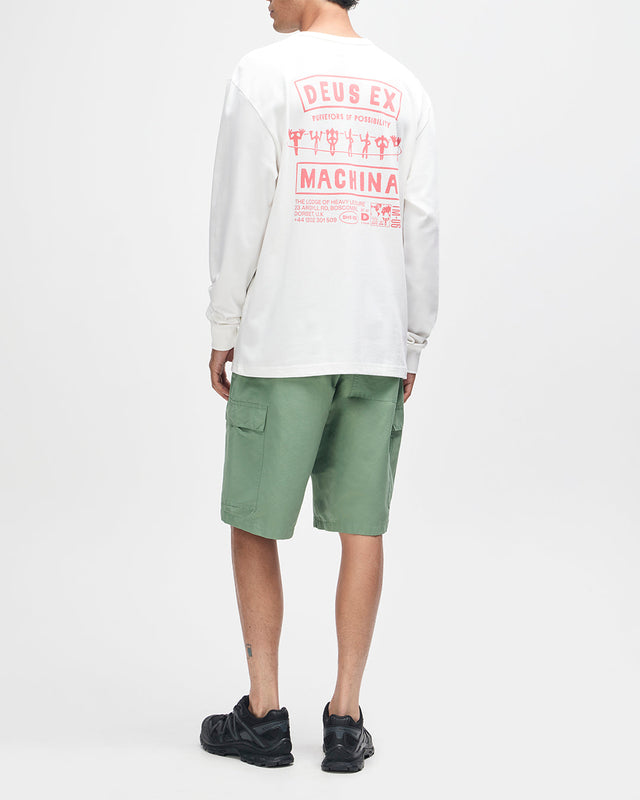 Kumbaya Long Sleeve Tee - Vintage White
