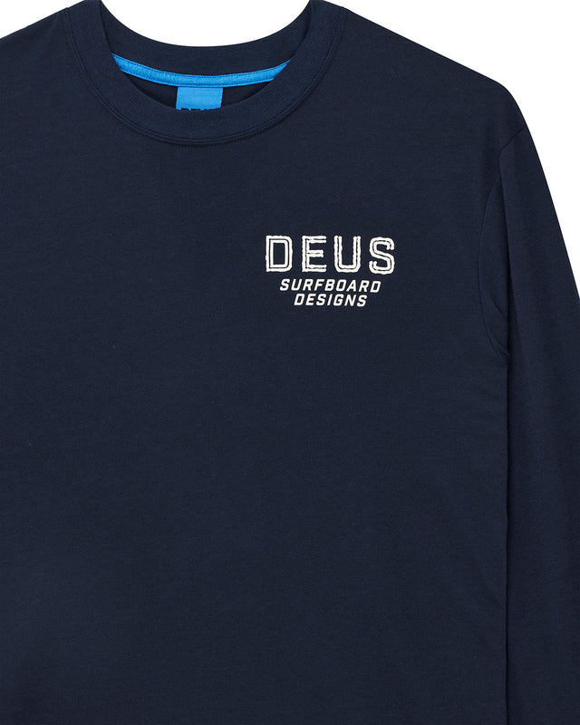 Twin Long Sleeve Tee - Mechanic Blue