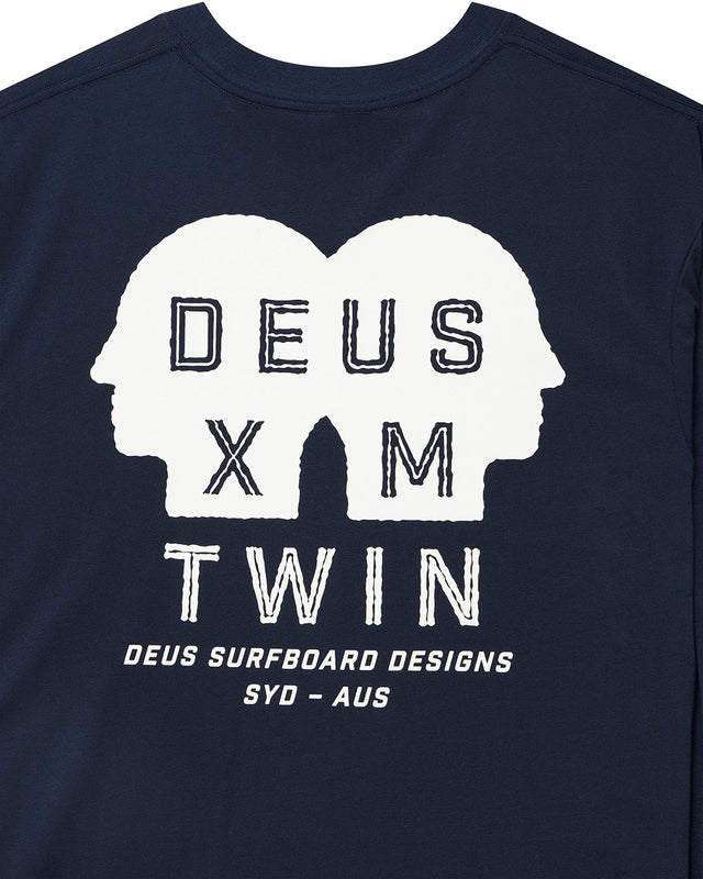 Twin Long Sleeve Tee - Mechanic Blue