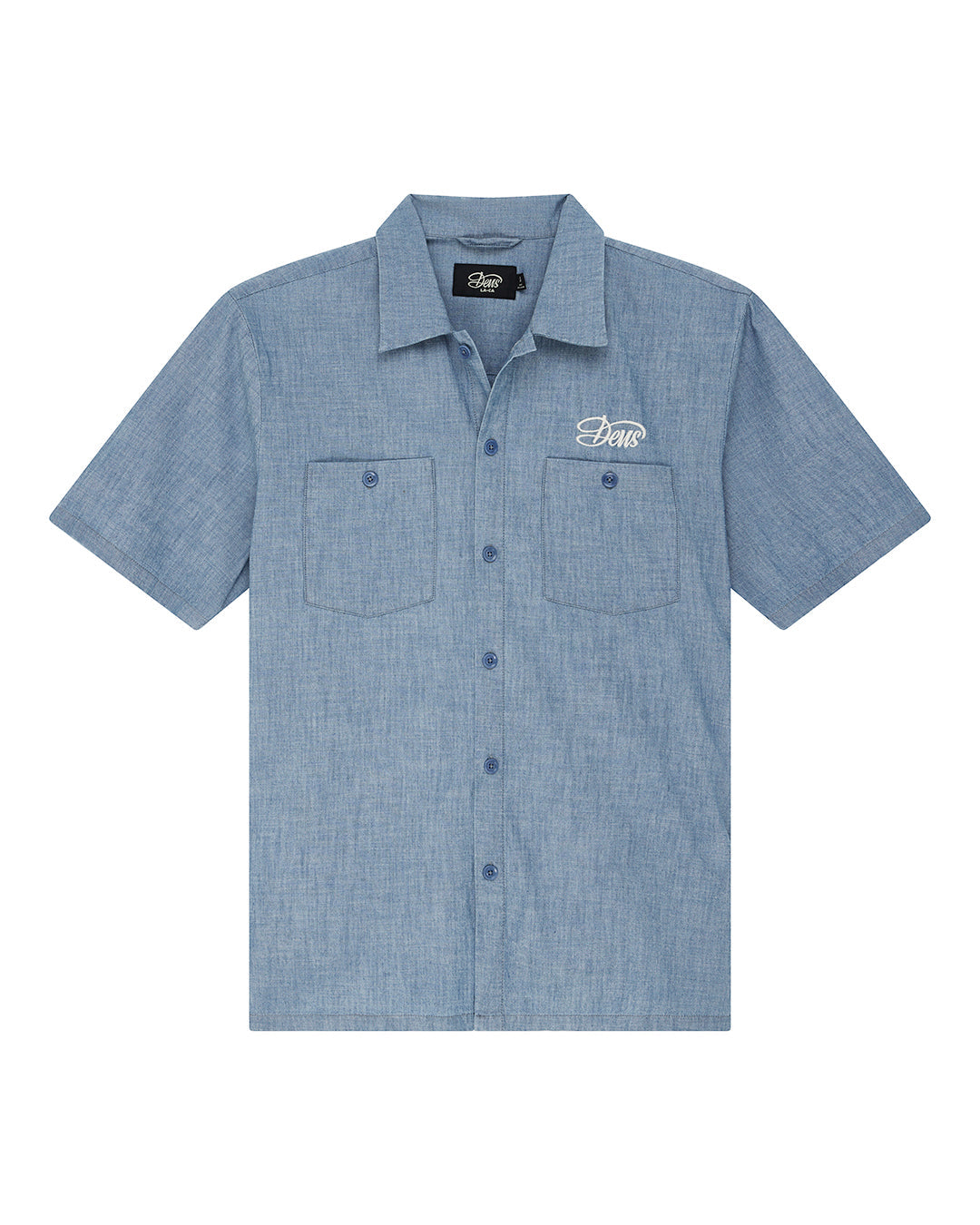 D261MSH104-ForecourtChambrayShirt|Flatlay