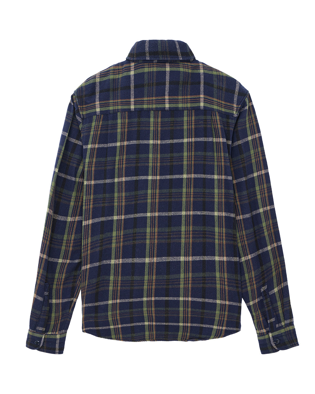 D261MSH304-VacayCheckShirt-Navy|Flatlay