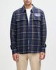 D261MSH304-VacayCheckShirt-Navy|Model