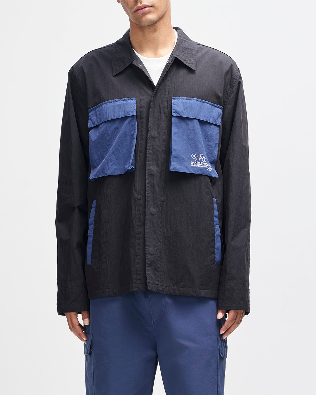 D261MSH564-TommySurfShirt-Black|Model