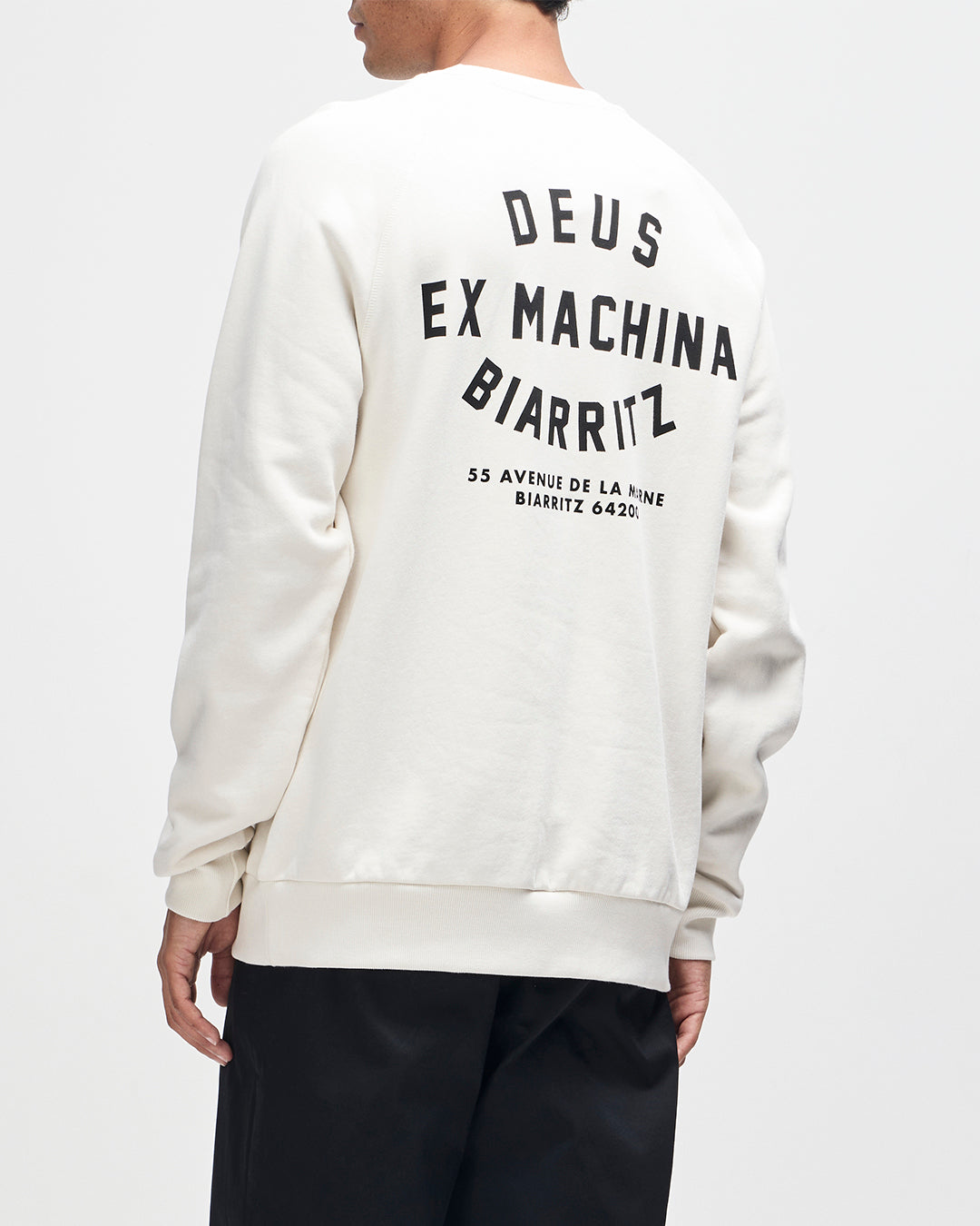 Sweaters | Deus Ex Machina | Biarritz Address Crew - Dirty White