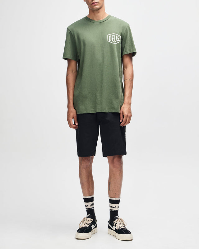 Venice Address Tee - Pine Green