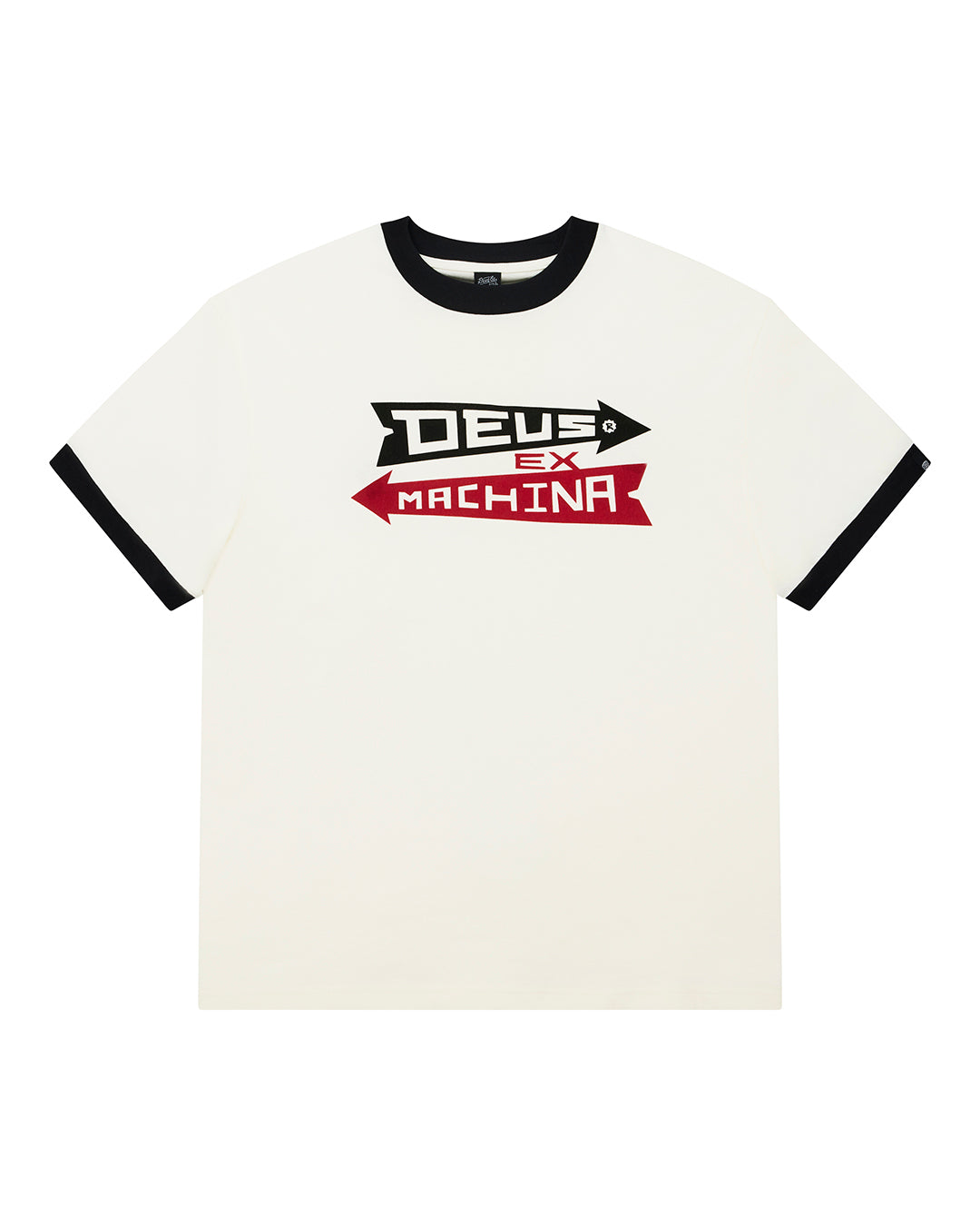 T-Shirts | Deus Ex Machina | Arrows Ringer Tee - Pristine White