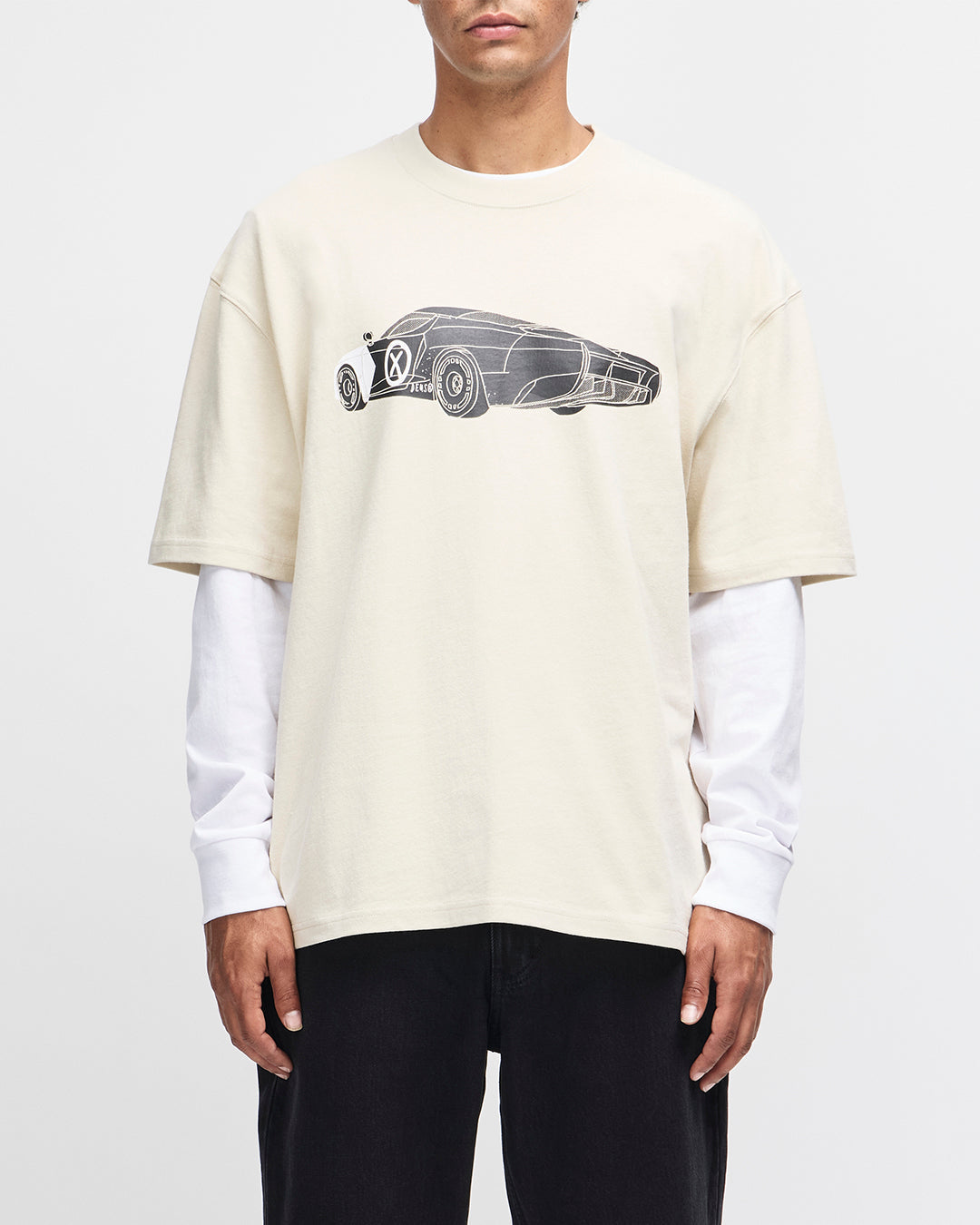 Deus x AGTZ Twin Tail Series Tee - Bone White – (UK) Deus Ex Machina