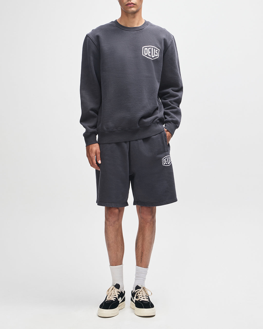 Shield Garment Dyed Track Short