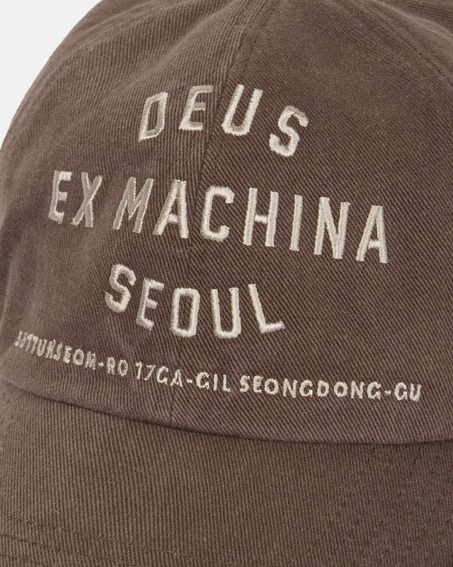 Emblem College Address Cap - Brown