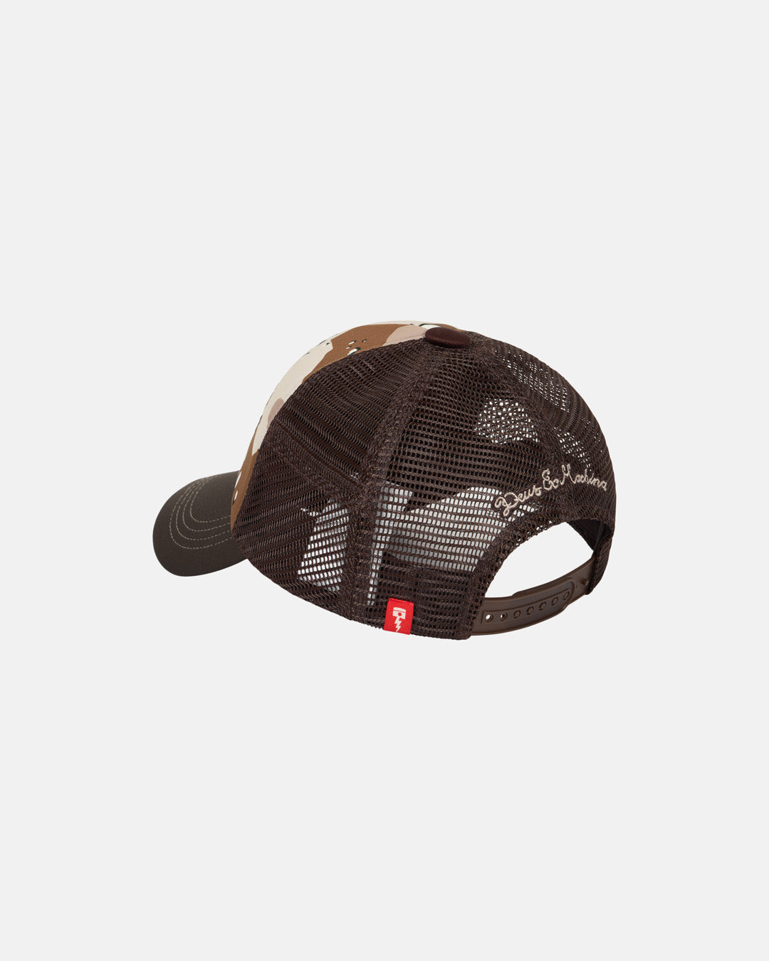 D261UHA035-Tokyo Original Address Trucker Camo|Flatlay