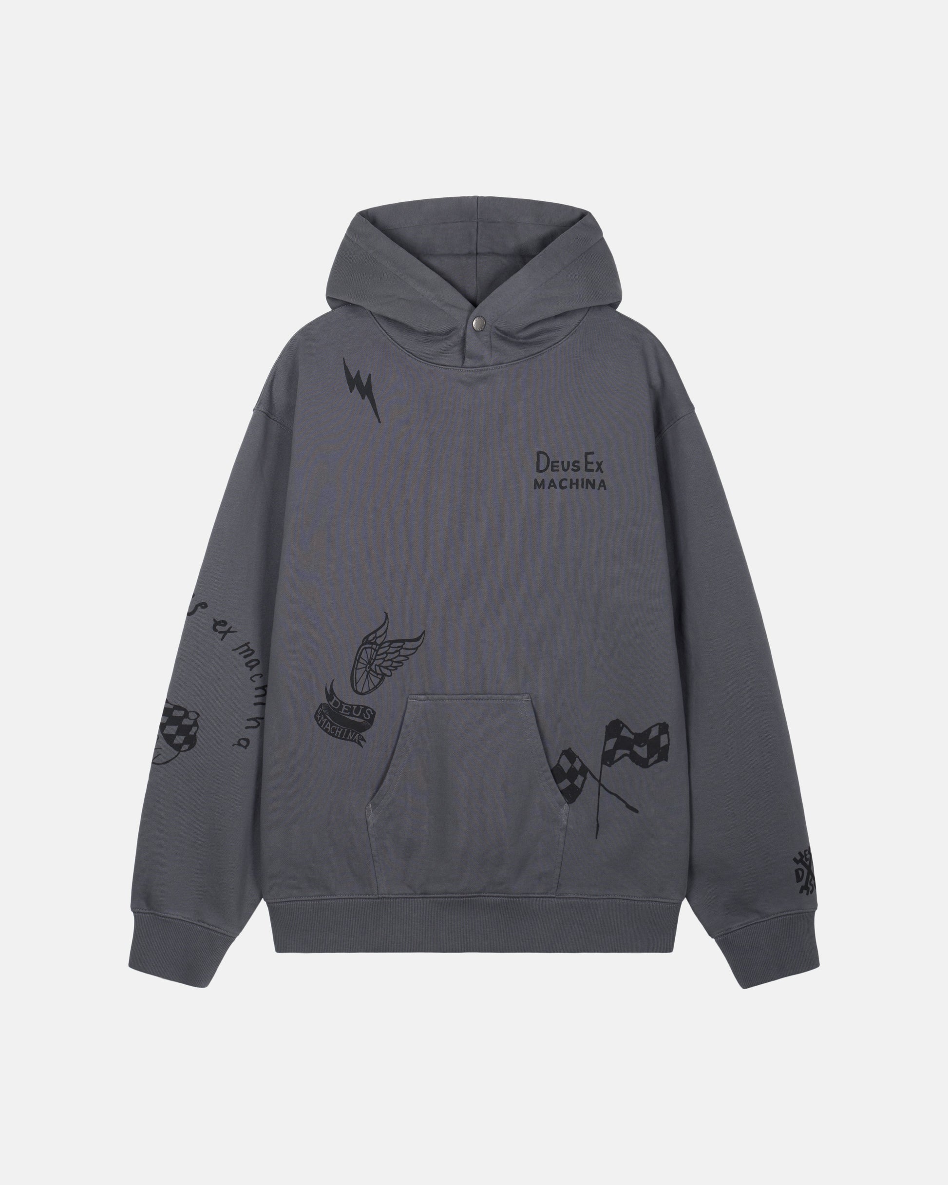 D261UHD210-DoodleDyedHoodie|Flatlay