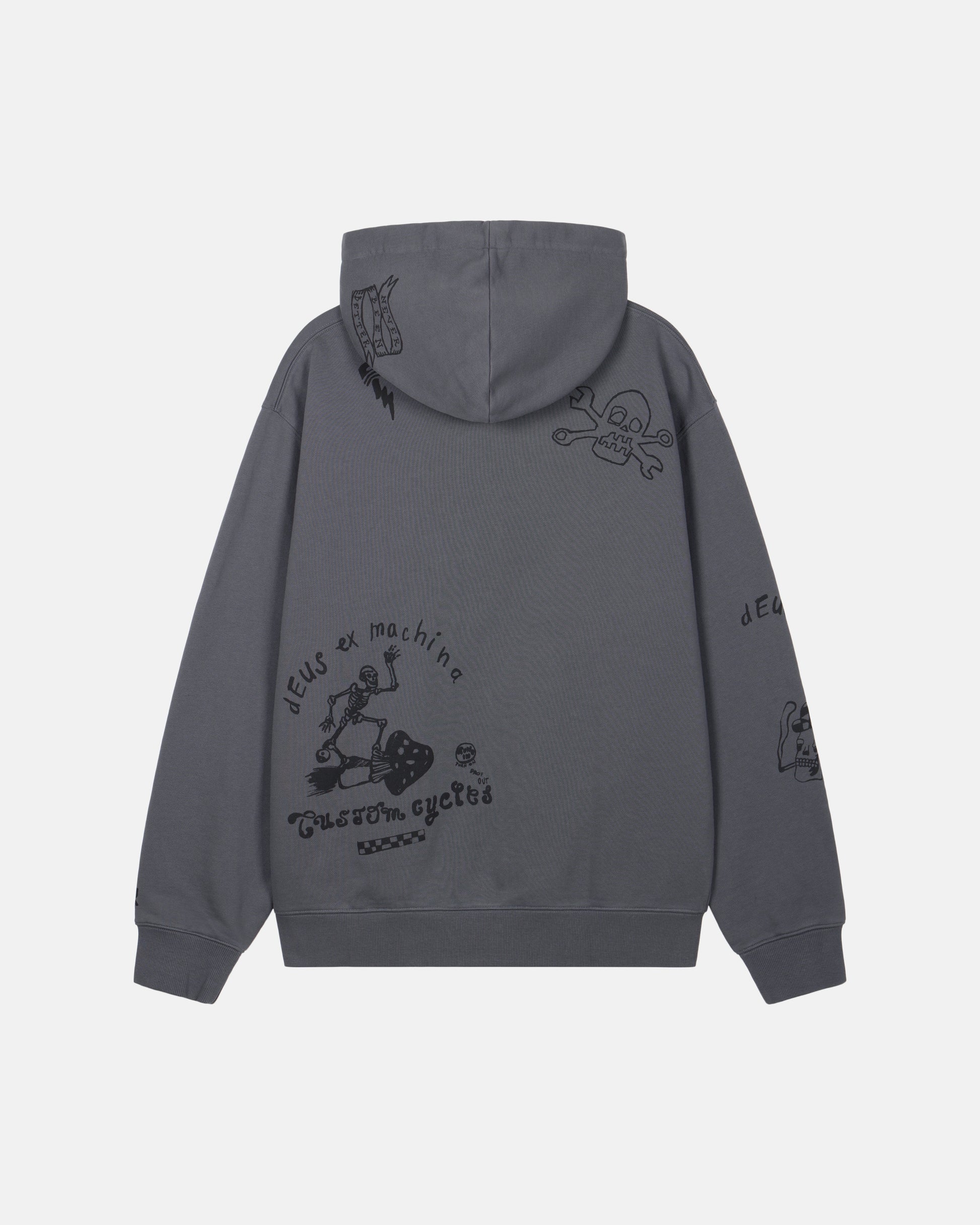 D261UHD210-DoodleDyedHoodie|Flatlay