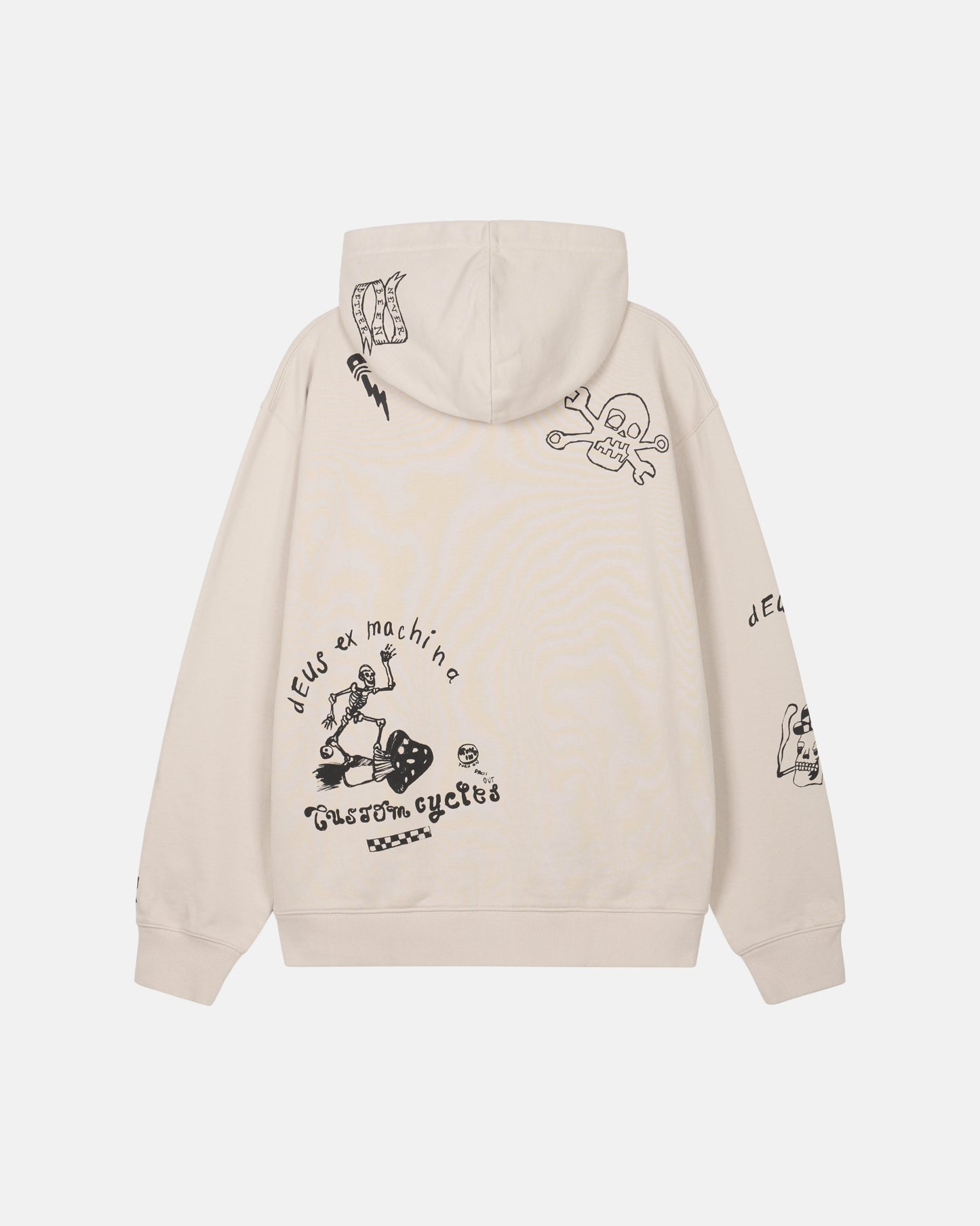 D261UHD210-DoodleDyedHoodie|Flatlay