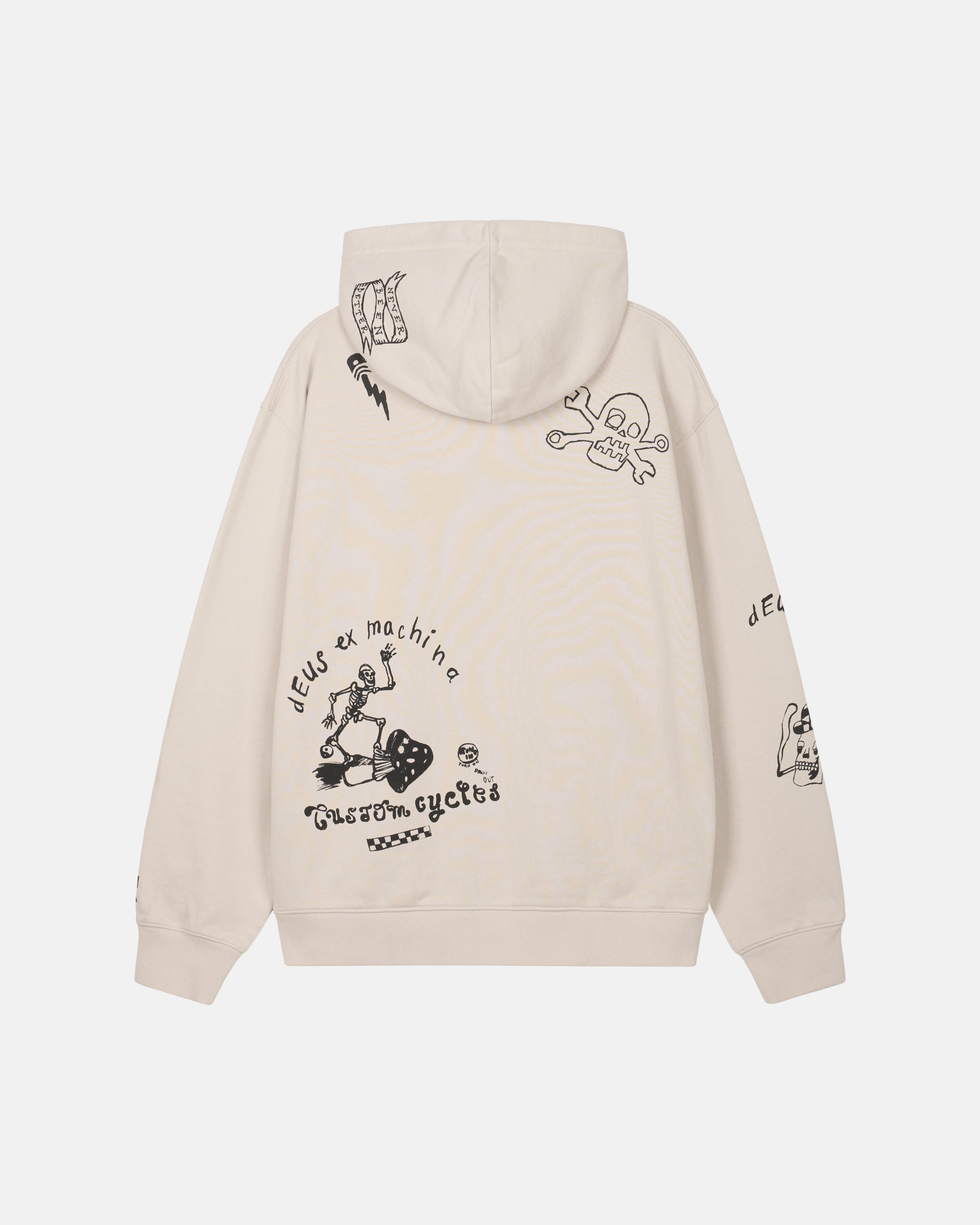 D261UHD210-DoodleDyedHoodie|Flatlay