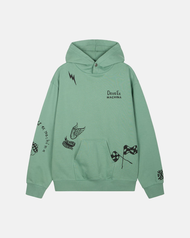 D261UHD210-DoodleDyedHoodie|Flatlay