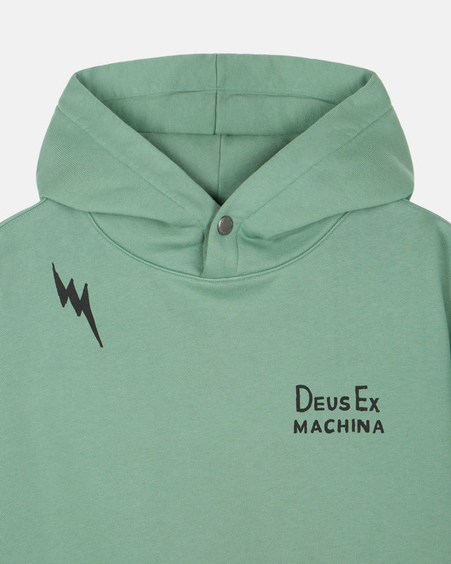 Doodle Dyed Hoodie - Green