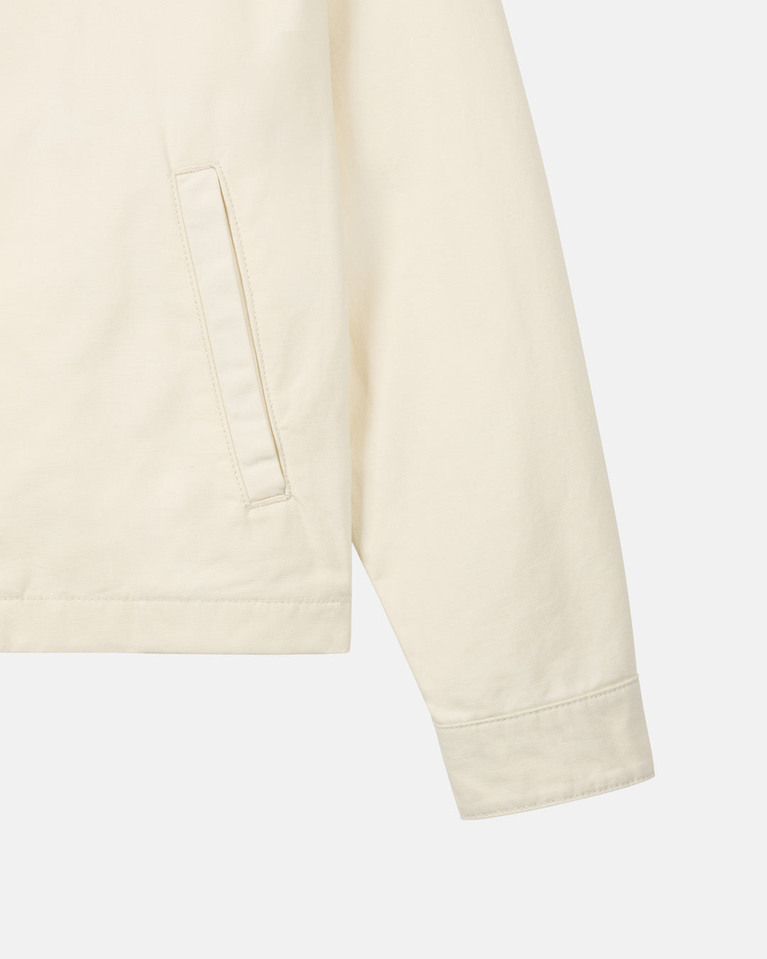 D261UJK215 Dogleg Jacket - Ivory|Flatlay