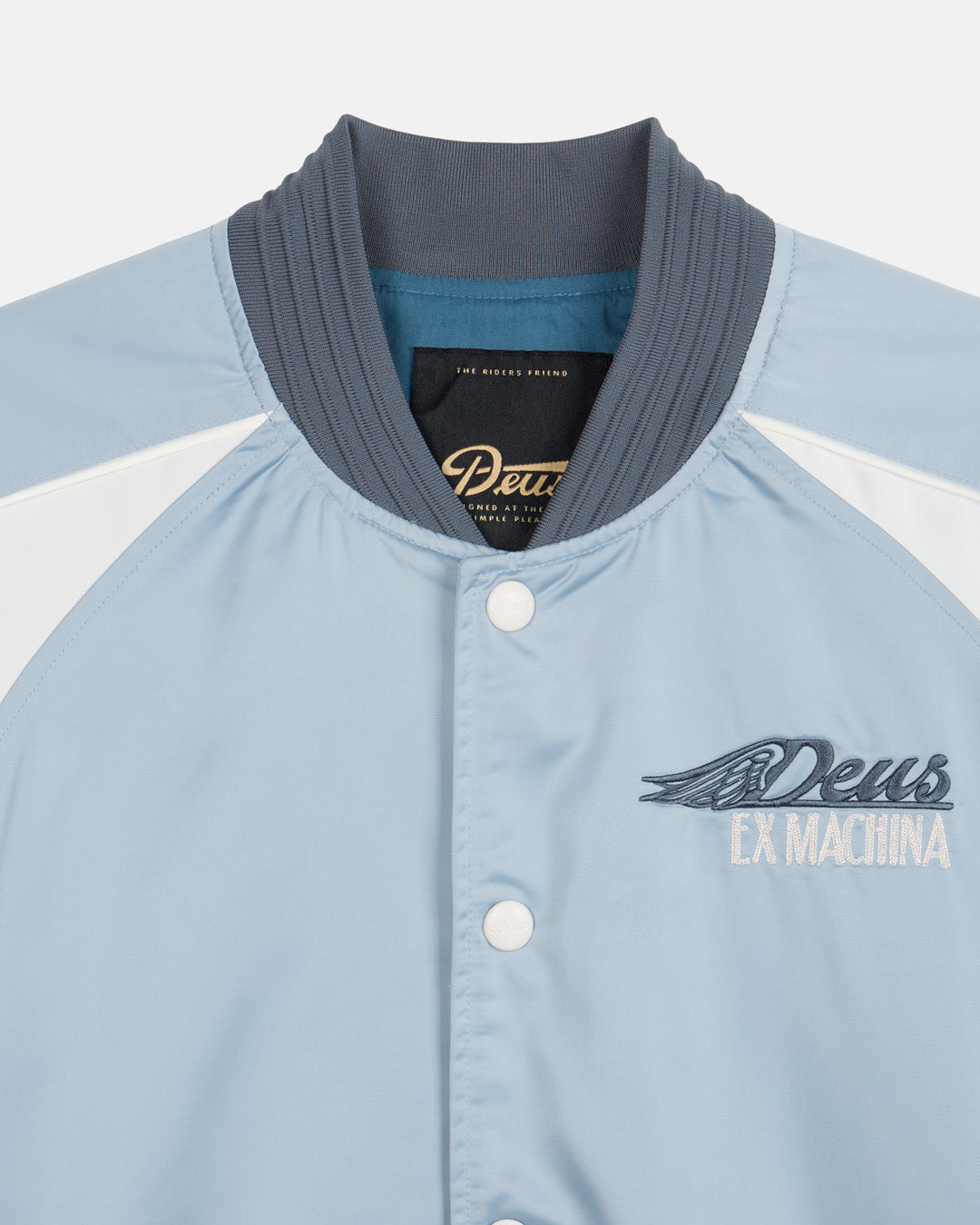 D261UJK230 Winglet Souvenir Jacket - Blue|Flatlay