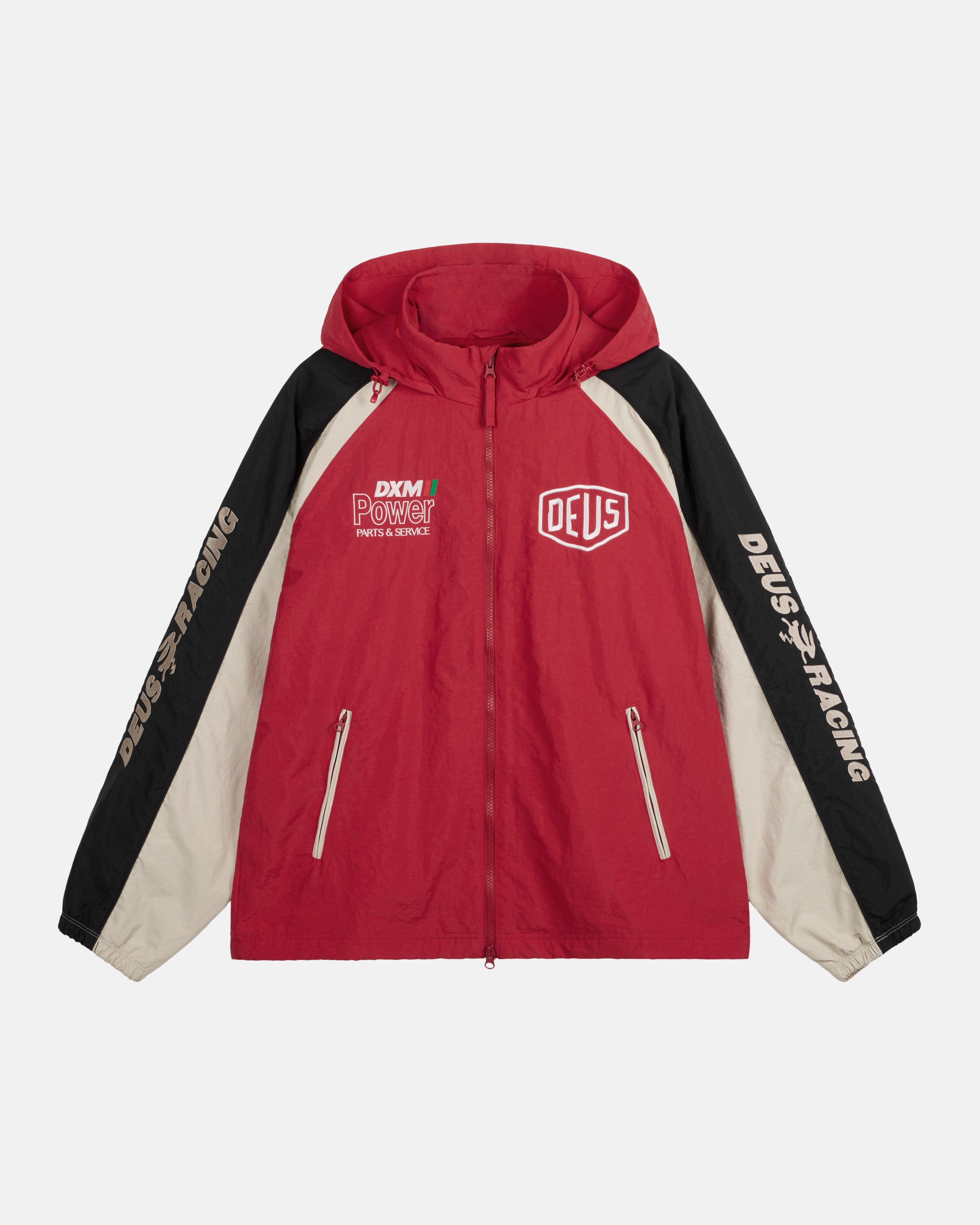 Jackets | Deus Ex Machina | Track Jacket - Red – (UK) Deus Ex Machina