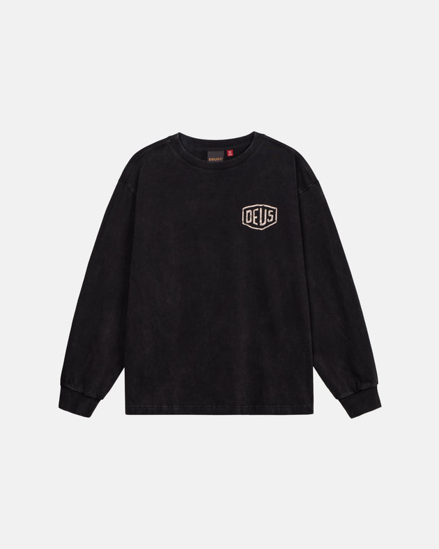 Deus Ex Machina - Roar Long Sleeve Tee - Black