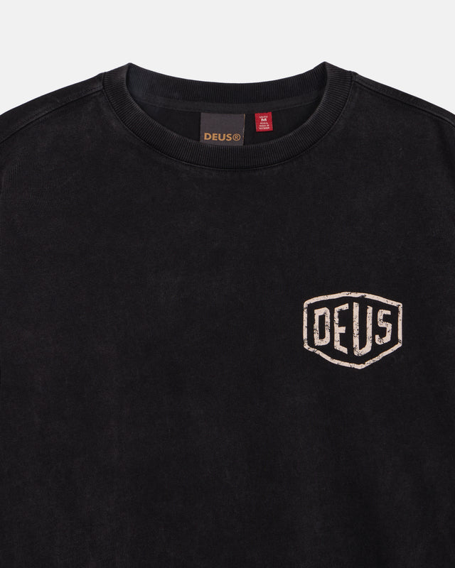 Deus Ex Machina - Roar Long Sleeve Tee - Black